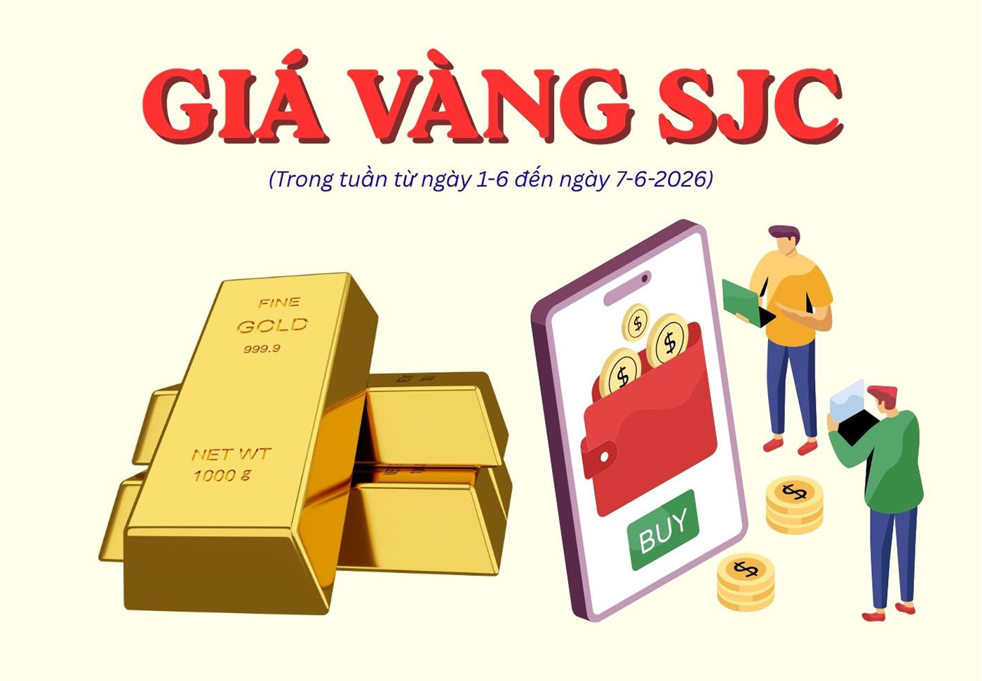 Giá vàng SJC tuần qua: Thủng sâu các đáy cũ